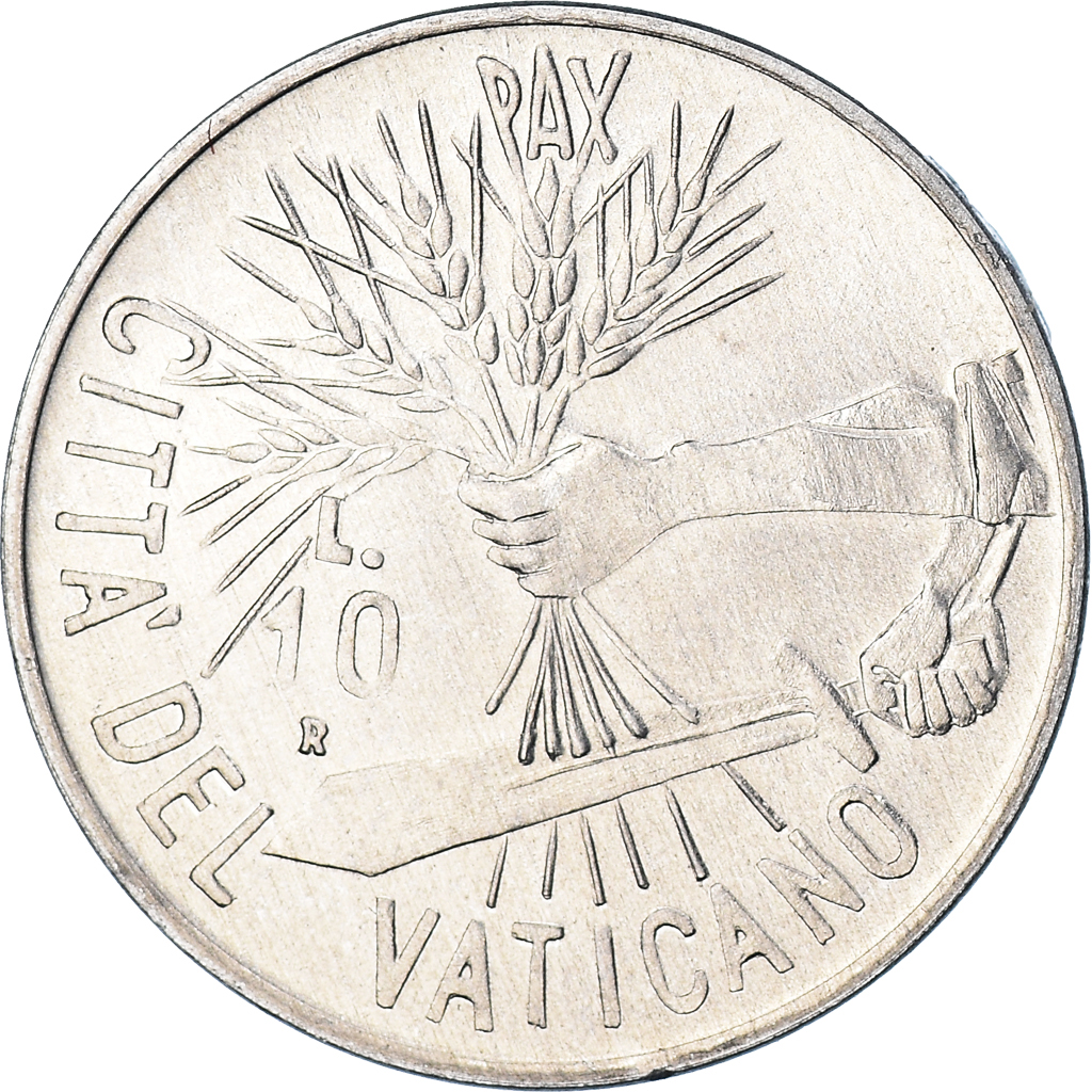 Coin, VATICAN CITY, John Paul II, 10 Lire, 1984, Rome, FDC, , Aluminum