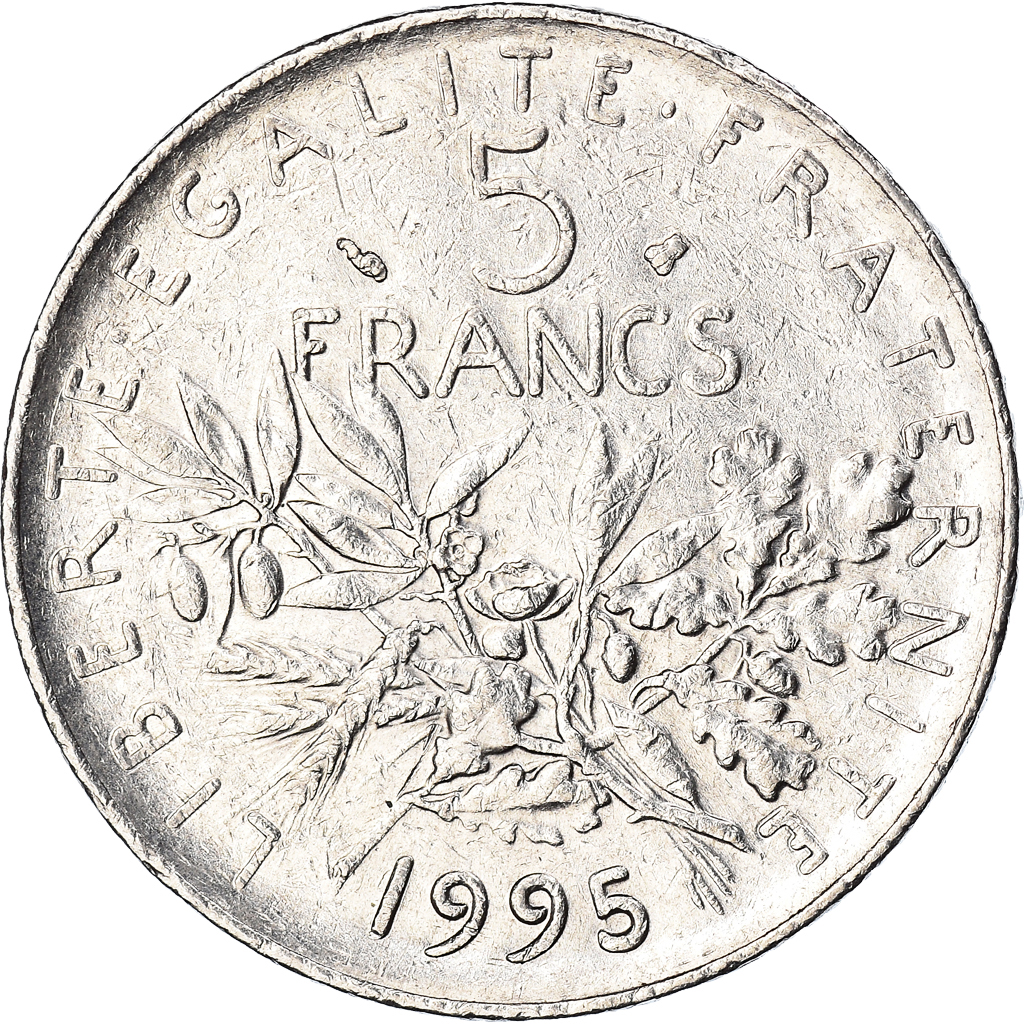 Coin, France, Semeuse, 5 Francs, 1995, Paris, , Nickel Clad