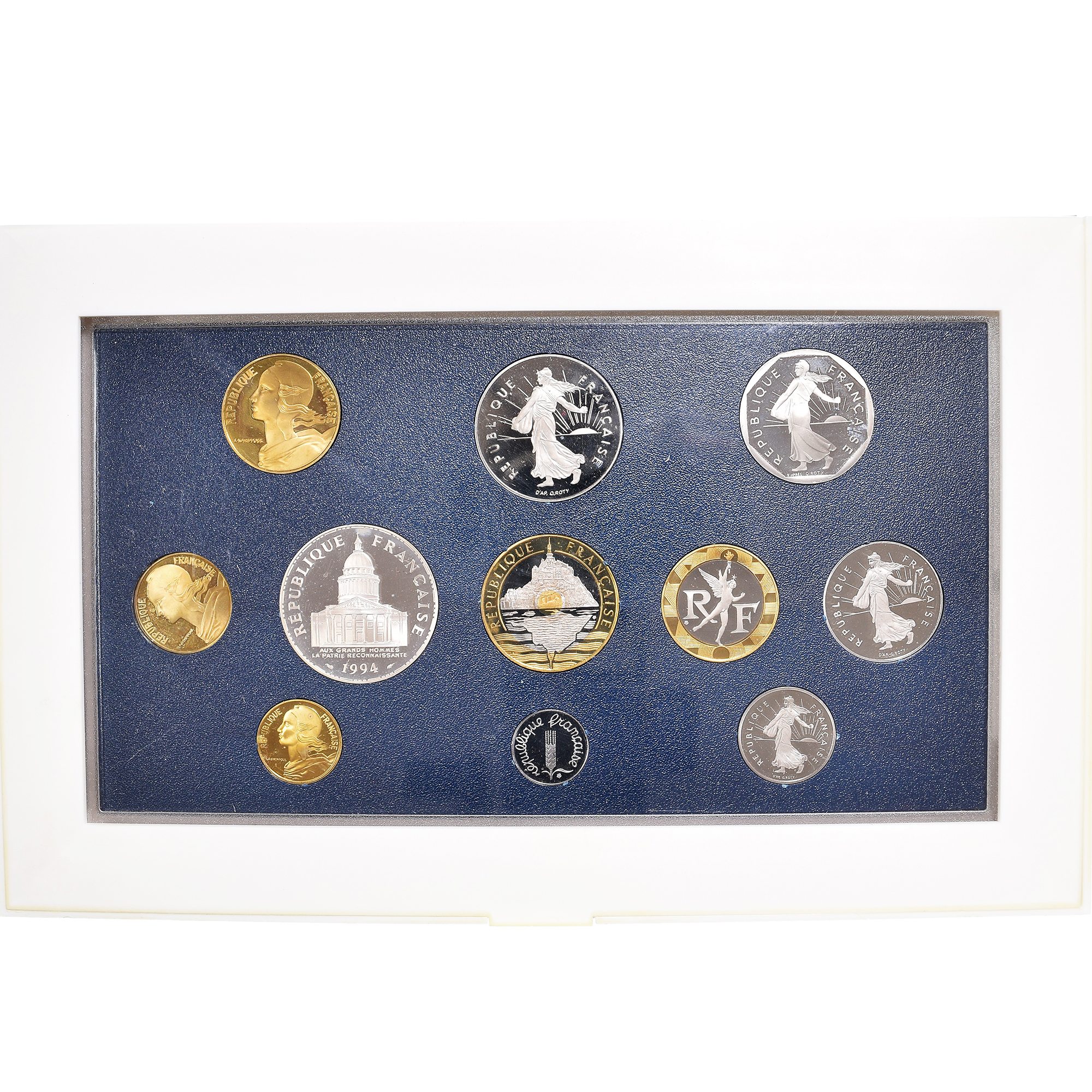Coin, France, Set francs., 1994, Paris, BE, MS, Gadoury:page 288