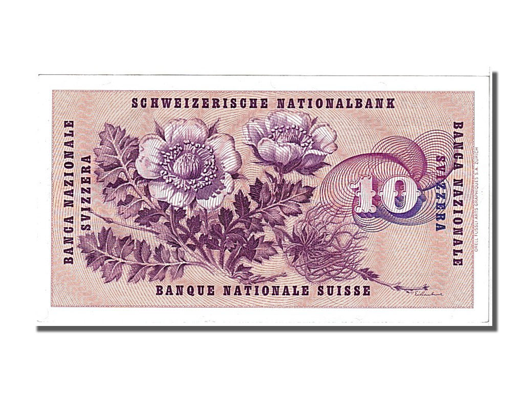 Banknote, Switzerland, 10 Franken, 1963, 1963-03-28, UNC(63)