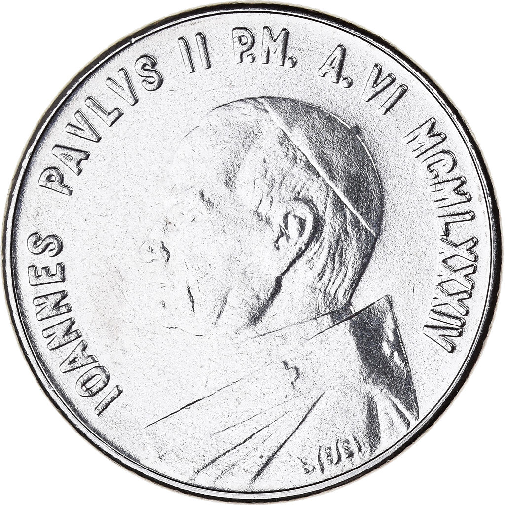 Coin, VATICAN CITY, John Paul II, 50 Lire, 1984, Roma, , Stainless