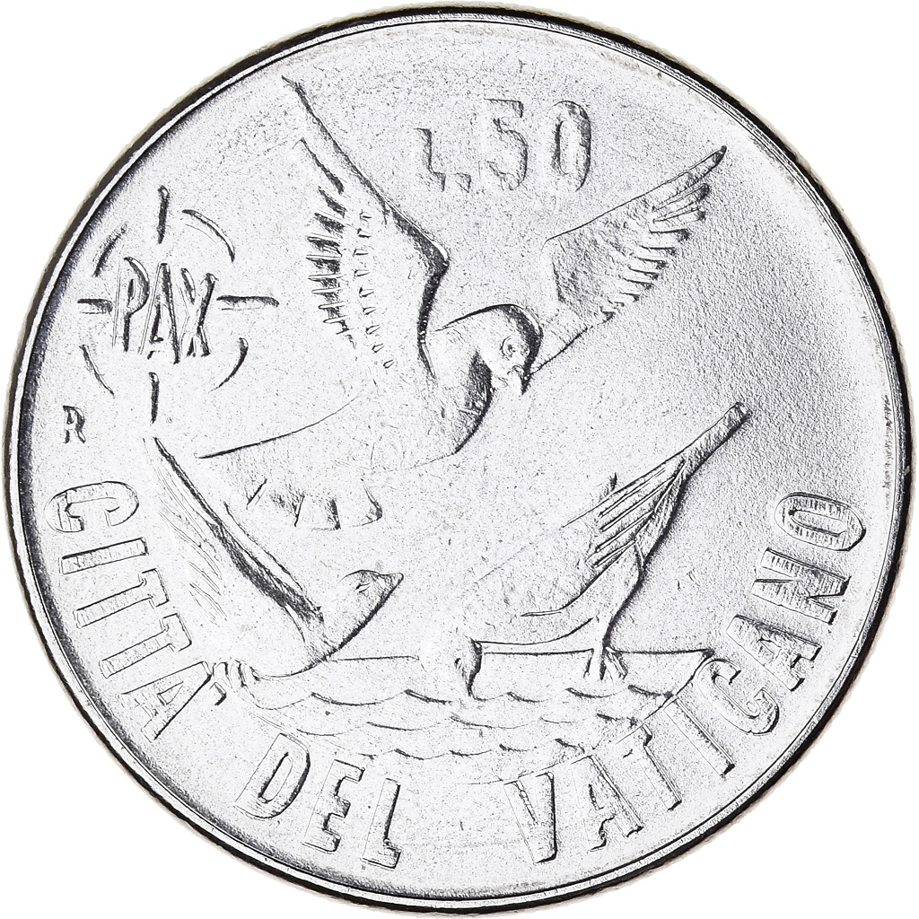 Coin, VATICAN CITY, John Paul II, 50 Lire, 1984, Roma, , Stainless