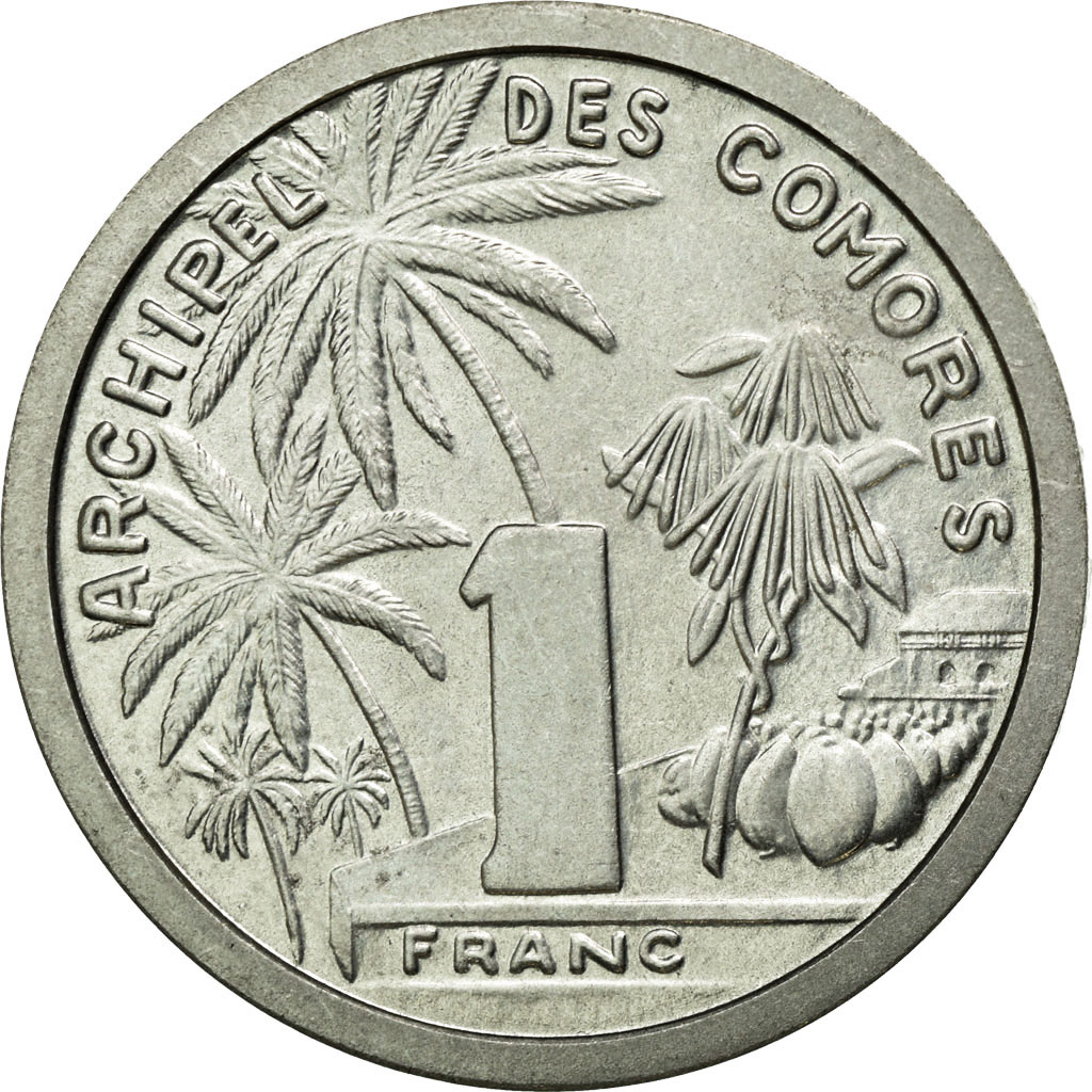 Coin, Comoros, Franc, 1964, Paris, , Aluminium, Lecompte:32