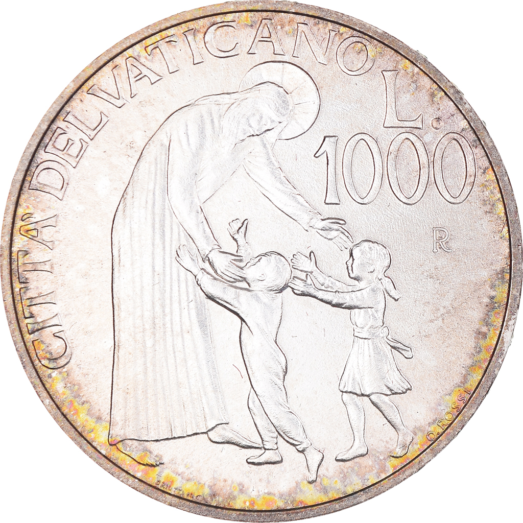 Coin, VATICAN CITY, John Paul II, 1000 Lire, 1996, , Silver, KM:278