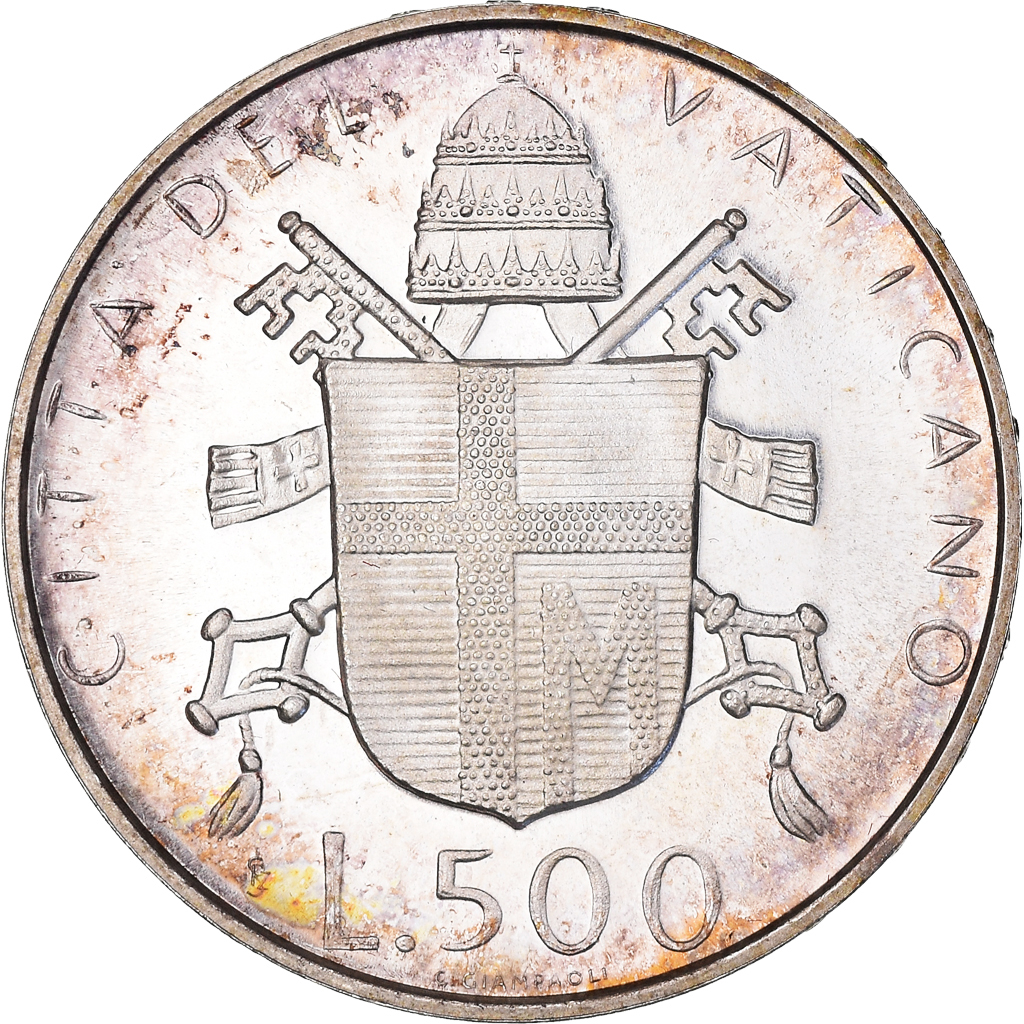 Coin, VATICAN CITY, John Paul II, 500 Lire, 1979, , Silver, KM:148