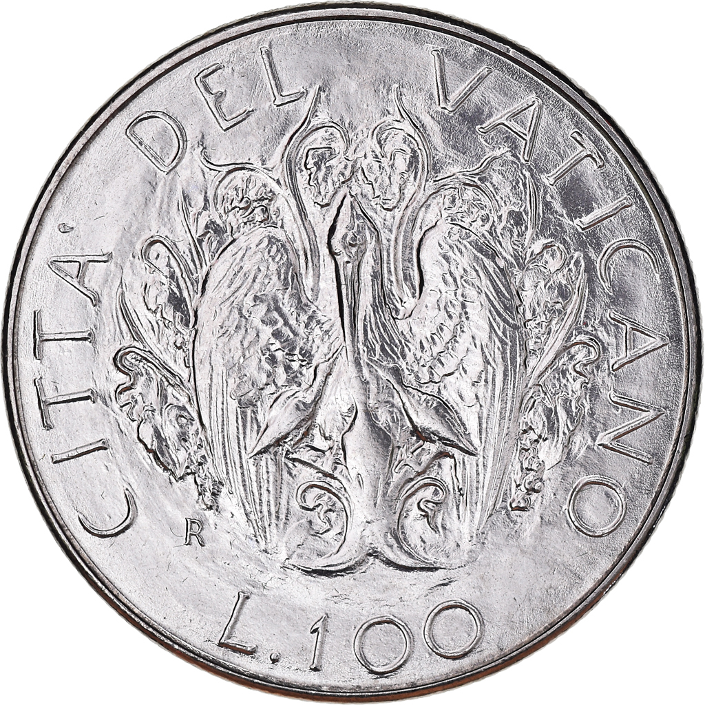 Coin, VATICAN CITY, John Paul II, 100 Lire, 1989, FDC, , Stainless