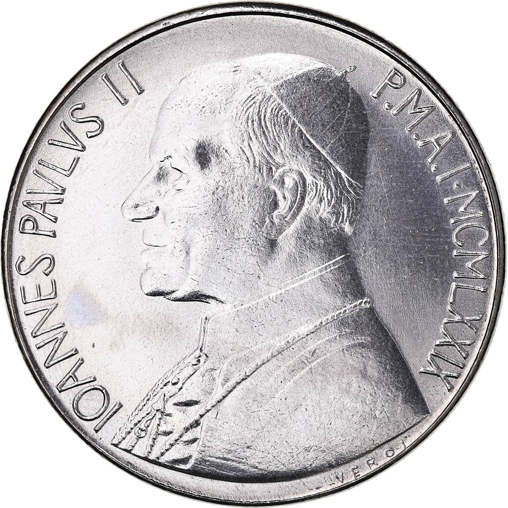 Coin, VATICAN CITY, John Paul II, 100 Lire, 1979, Roma, , Stainless