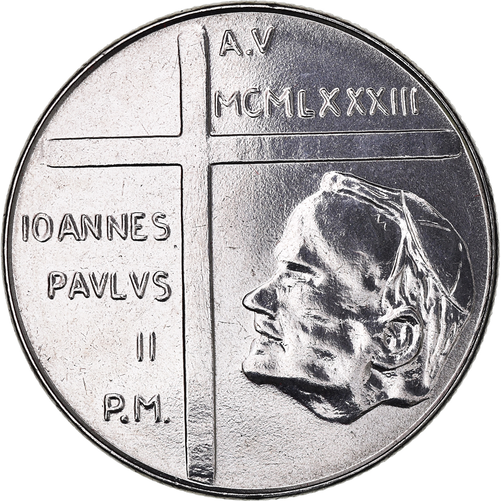 Coin, VATICAN CITY, John Paul II, 100 Lire, 1983, Roma, FDC, 