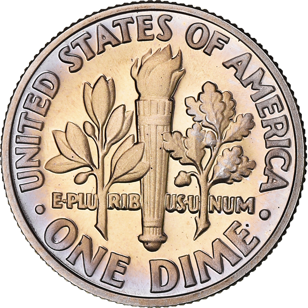 Moneda, Estados Unidos, Roosevelt Dime, Dime, 1981, U.S. Mint, San Francisco