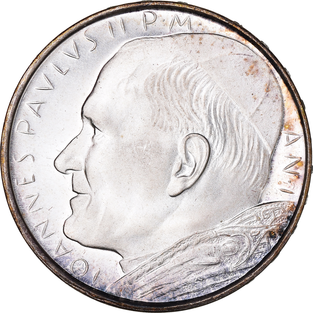 Coin, VATICAN CITY, John Paul II, 500 Lire, 1979, FDC, , Silver, KM:148