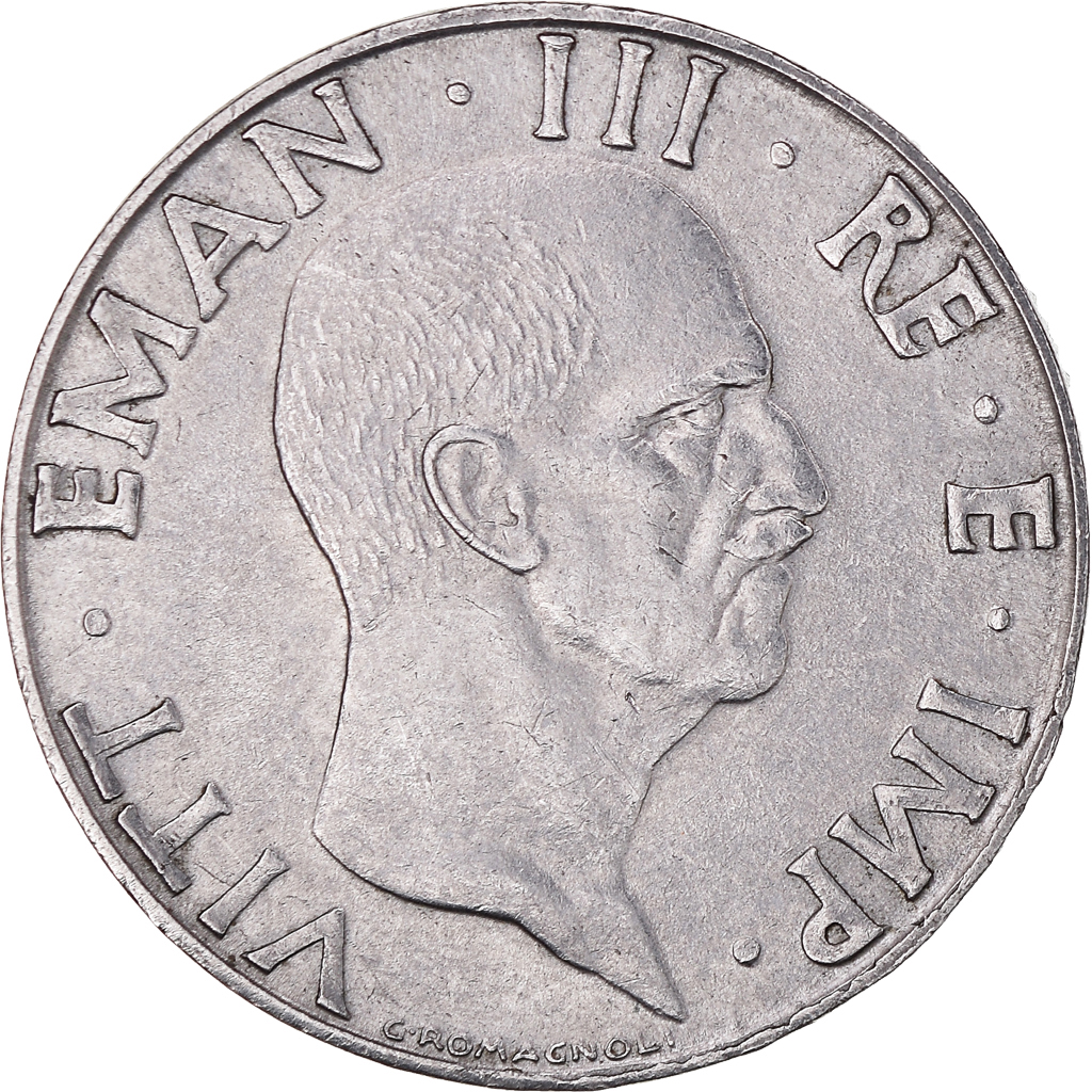 Moneda, Italia, Vittorio Emanuele III, 50 Centesimi, 1940, Rome, BC+, Acero