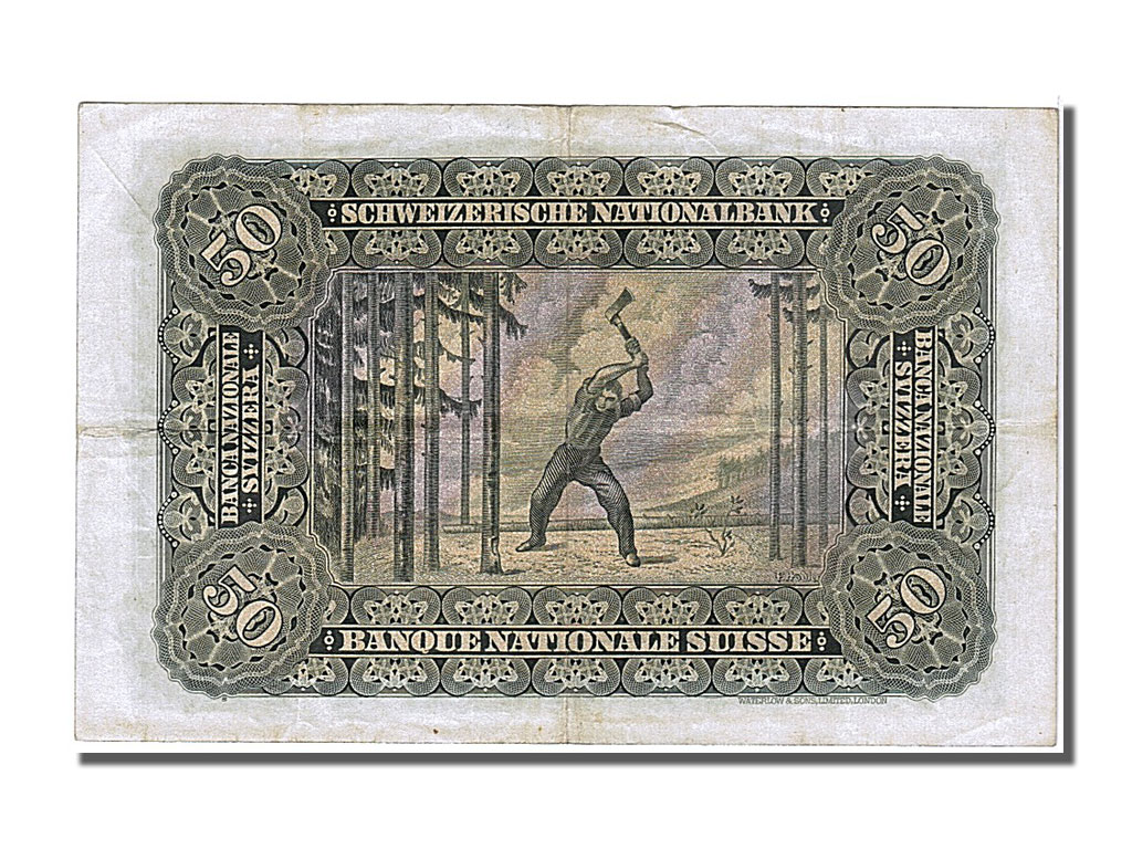 Banknote, Switzerland, 50 Franken, 1943, 1943-05-07, EF(40-45)