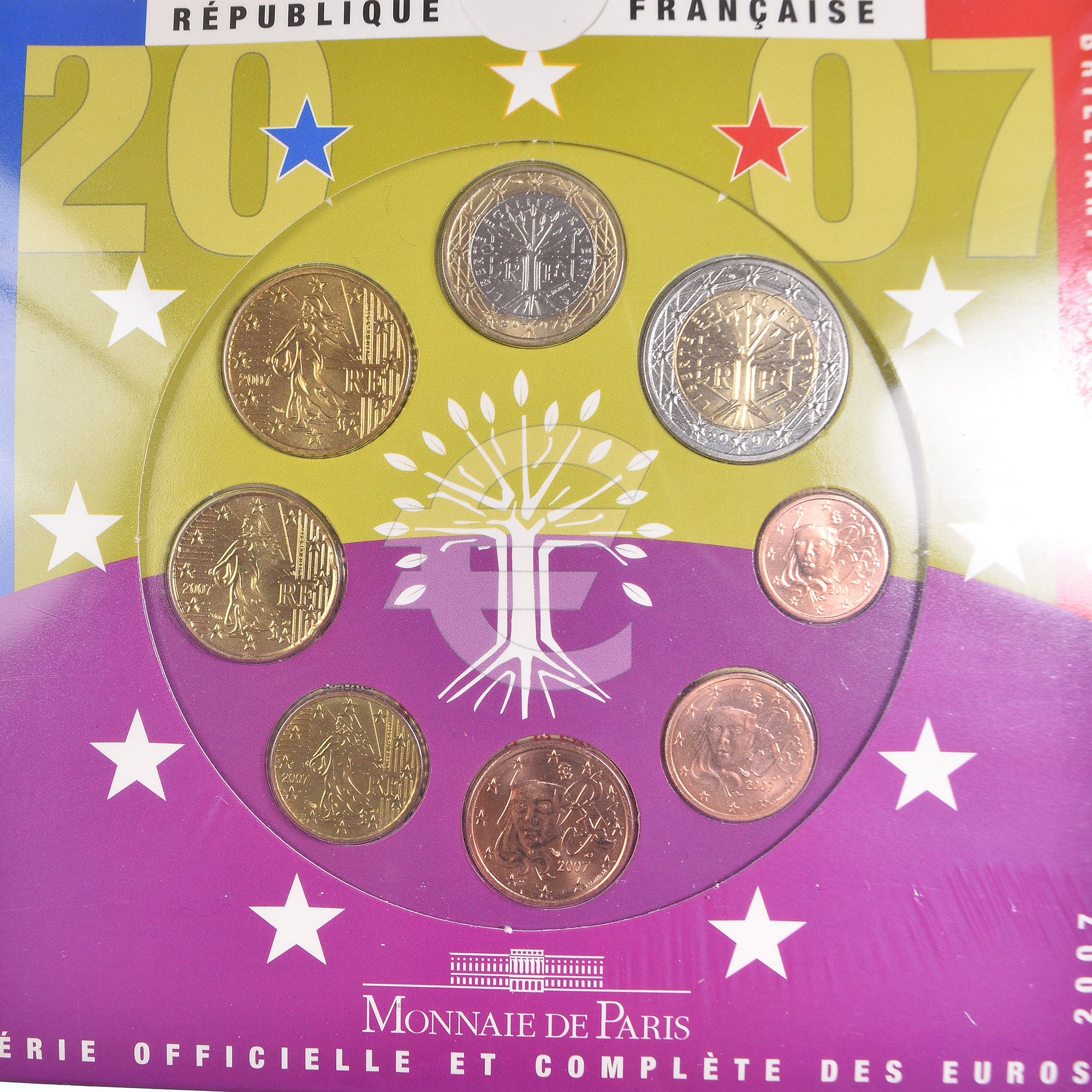 France, Coffret, 2007, Paris, BU, FDC