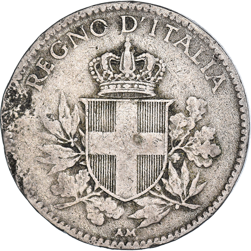Moneda, Italia, Vittorio Emanuele III, 20 Centesimi, 1920, Rome, BC, Cobre -