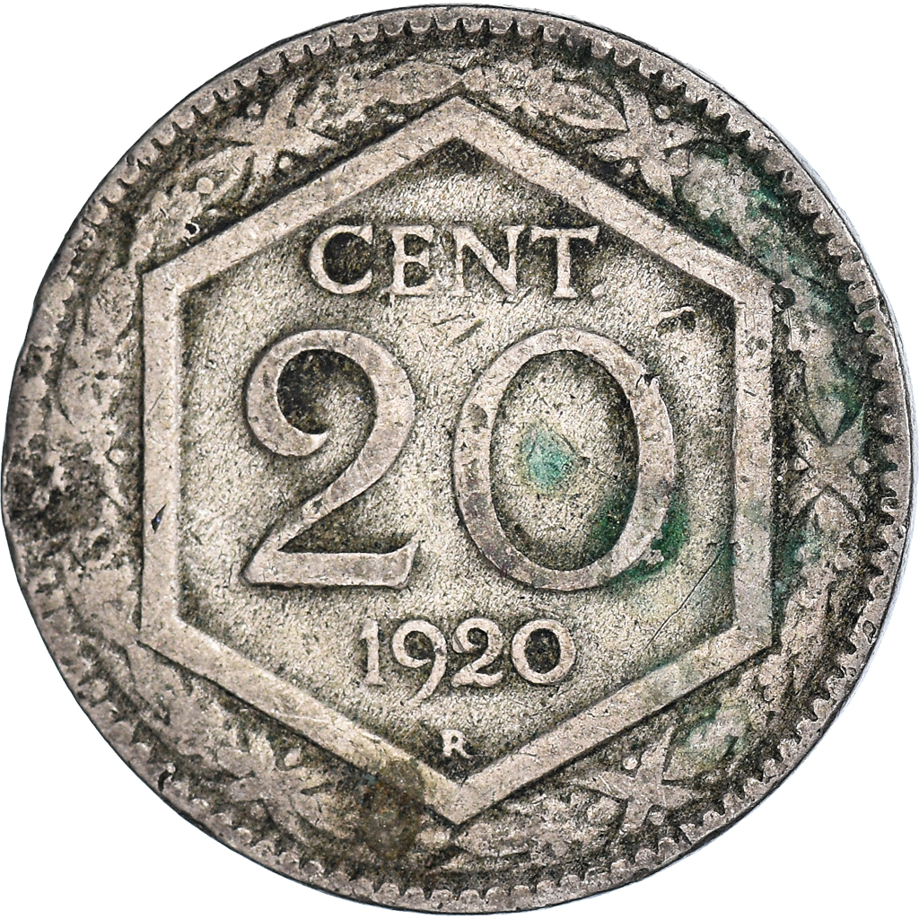 Moneda, Italia, Vittorio Emanuele III, 20 Centesimi, 1920, Rome, BC, Cobre -
