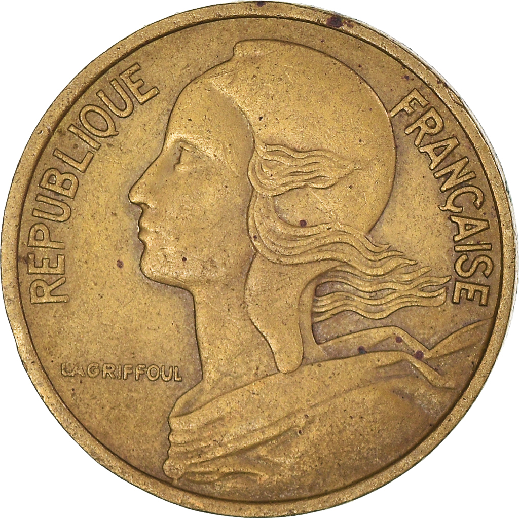 Moneda, Francia, Marianne, 5 Centimes, 1981, Paris, BC+, Aluminio - bronce