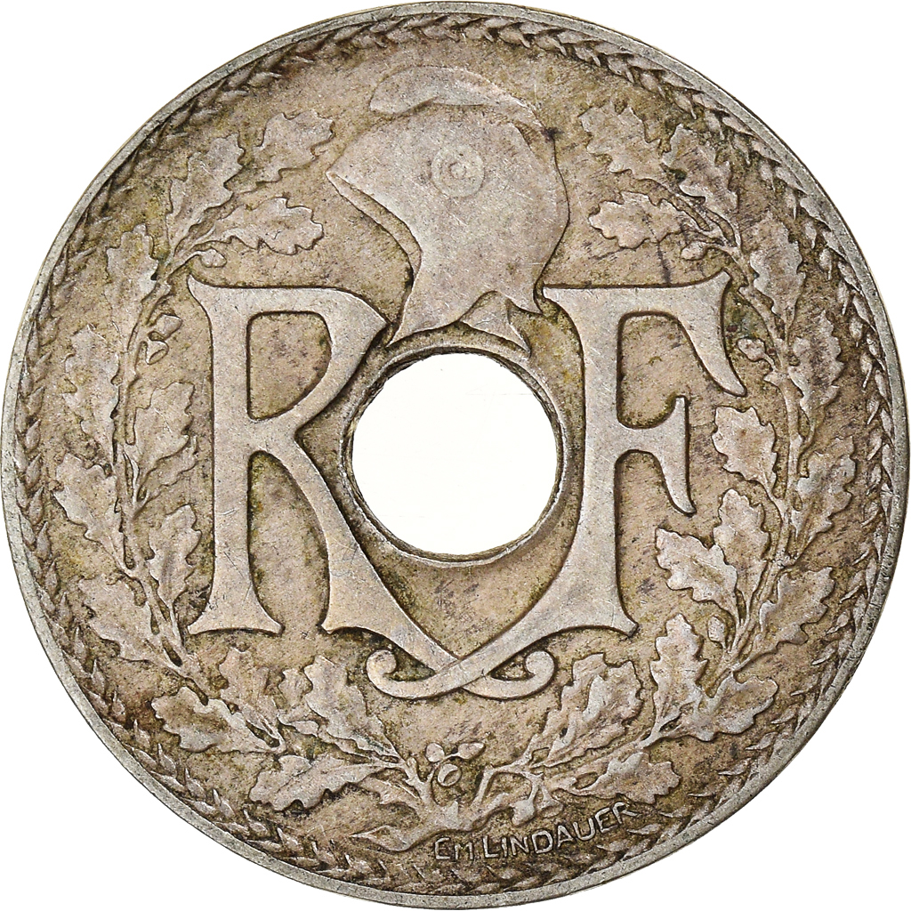 Moneda, Francia, Lindauer, 25 Centimes, 1939, Paris, BC+, Maillechort, KM:867b