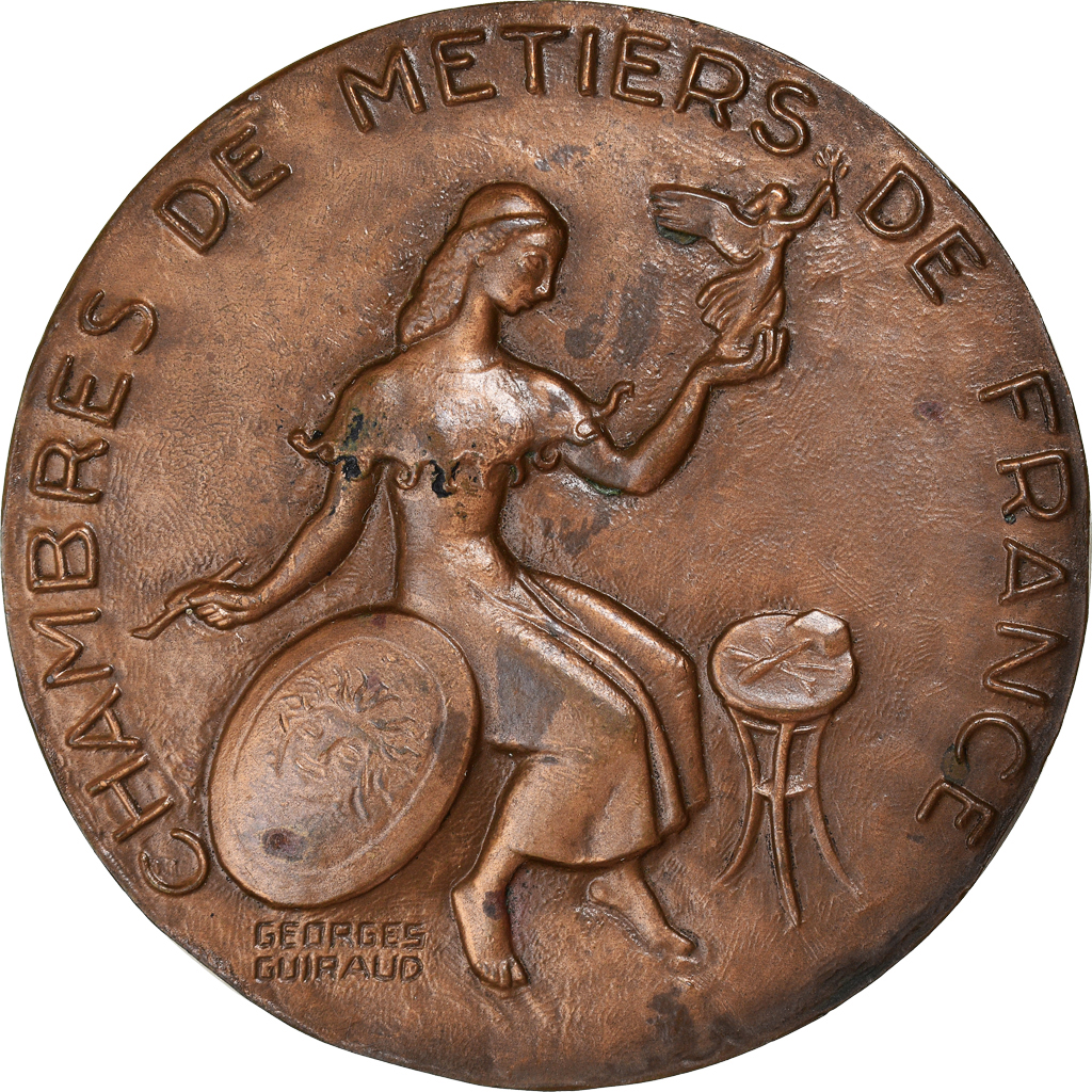 France, Medal, Médaille de récompense, Chambre de métiers de France, 1986