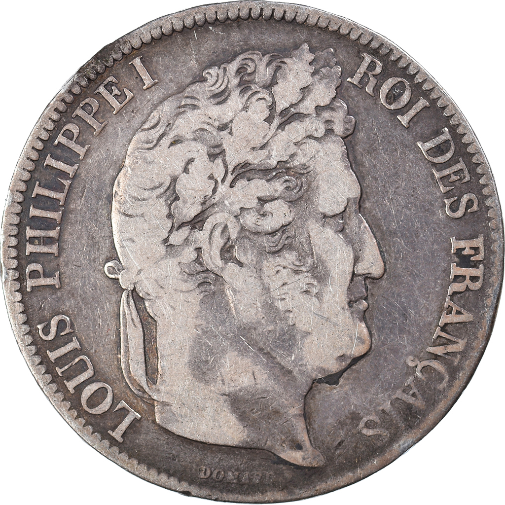 Coin, France, Louis-Philippe, 5 Francs, 1842, Lille, , Silver