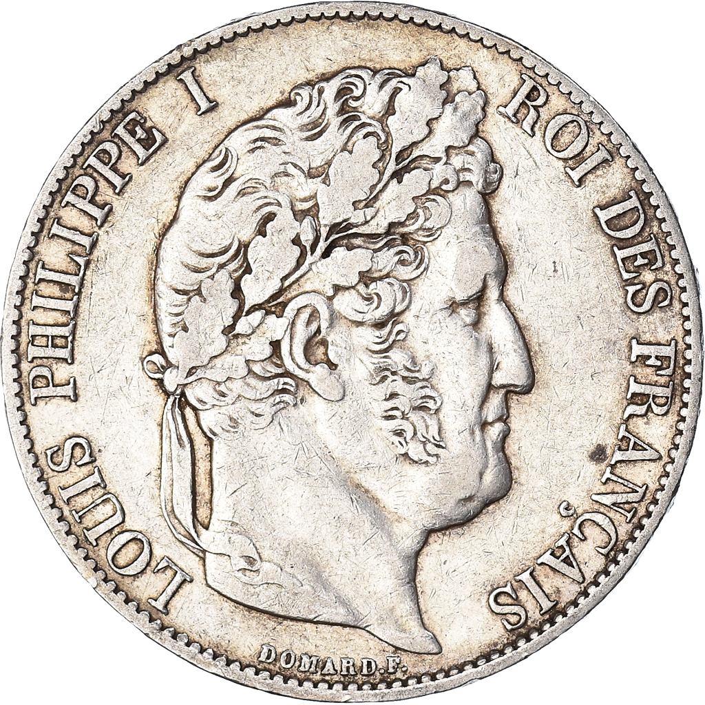 Coin, France, Louis-Philippe, 5 Francs, 1847, Paris, , Silver