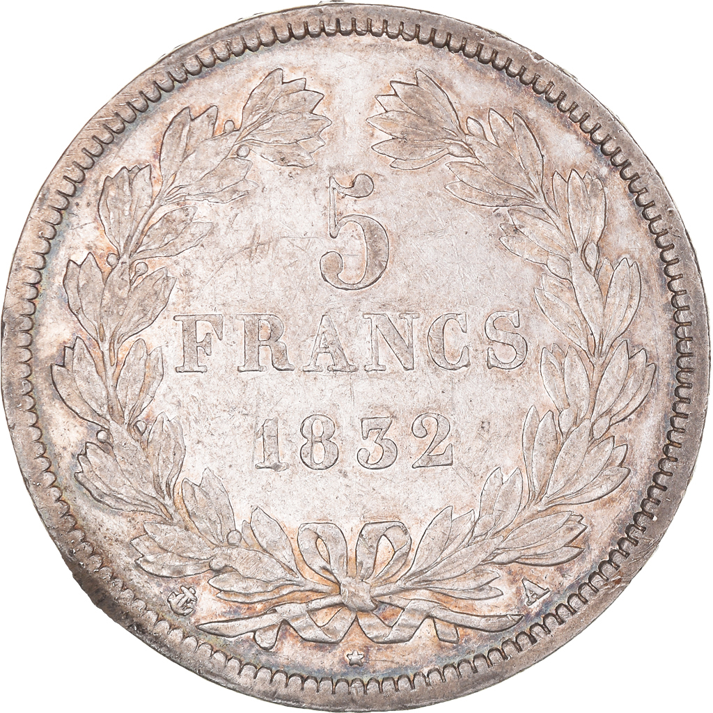 Coin, France, Louis-Philippe, 5 Francs, 1832, Paris, , Silver