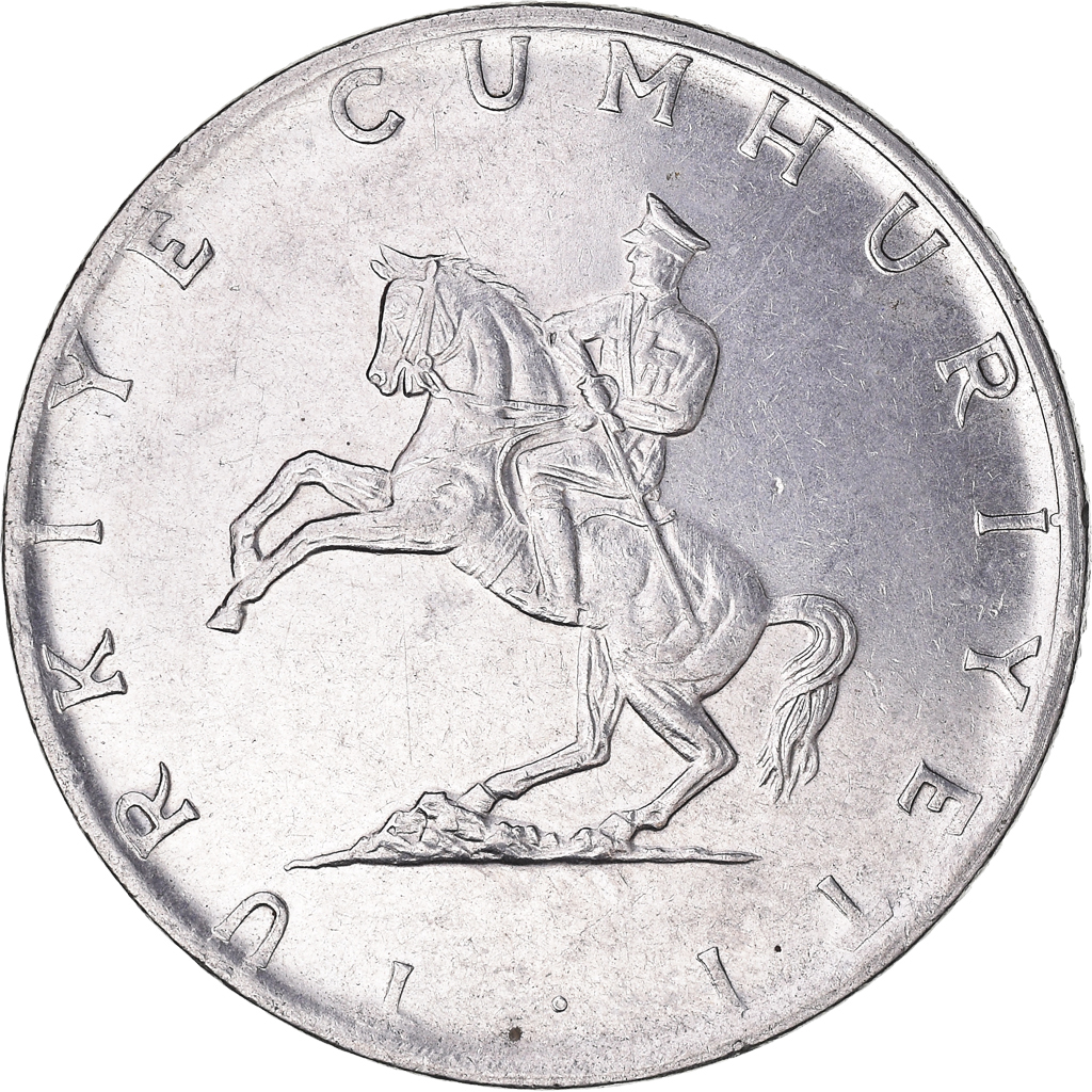 Coin, Turkey, 5 Lira, 1974, , Stainless Steel, KM:905