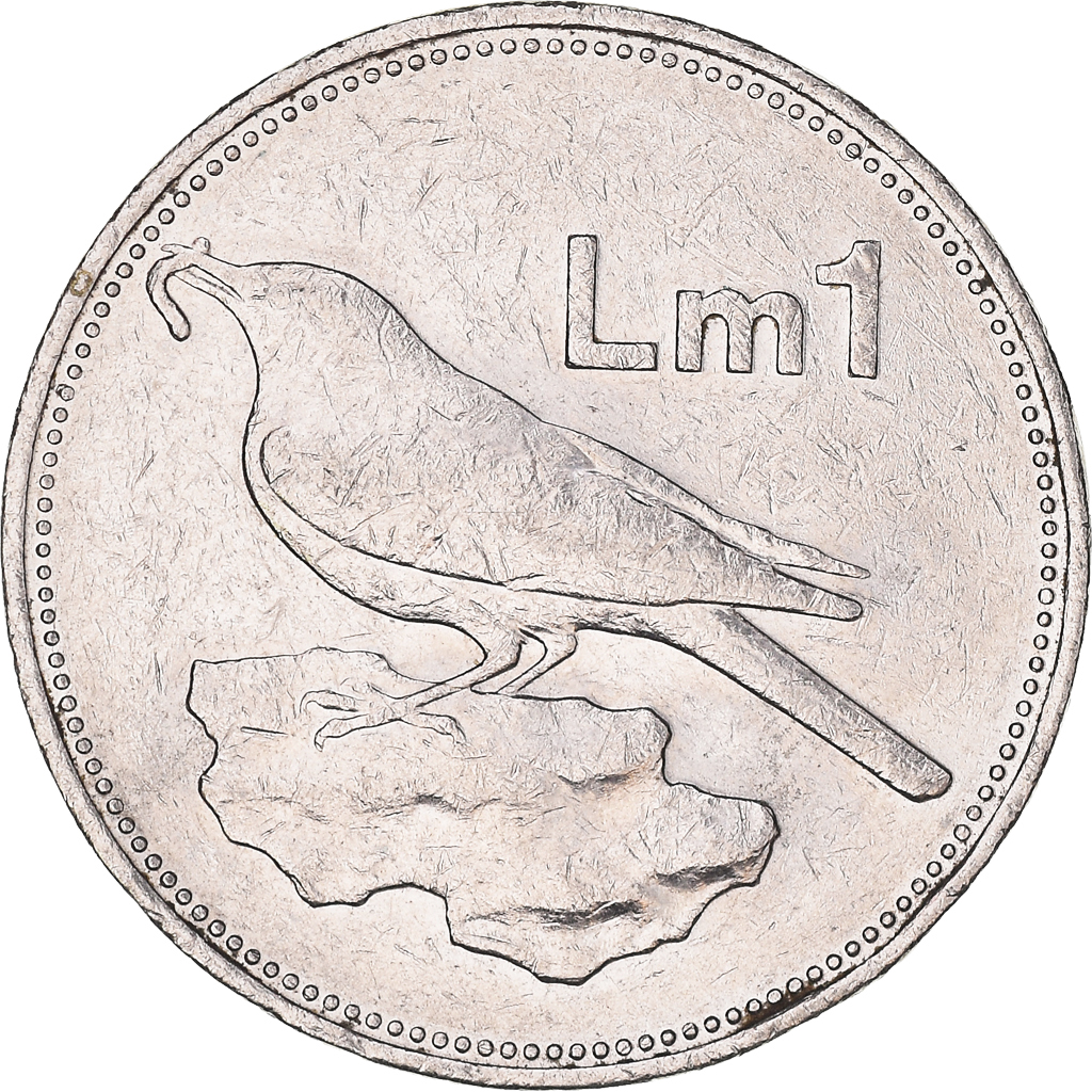 Coin, Malta, Lira, 1986, , Nickel, KM:82