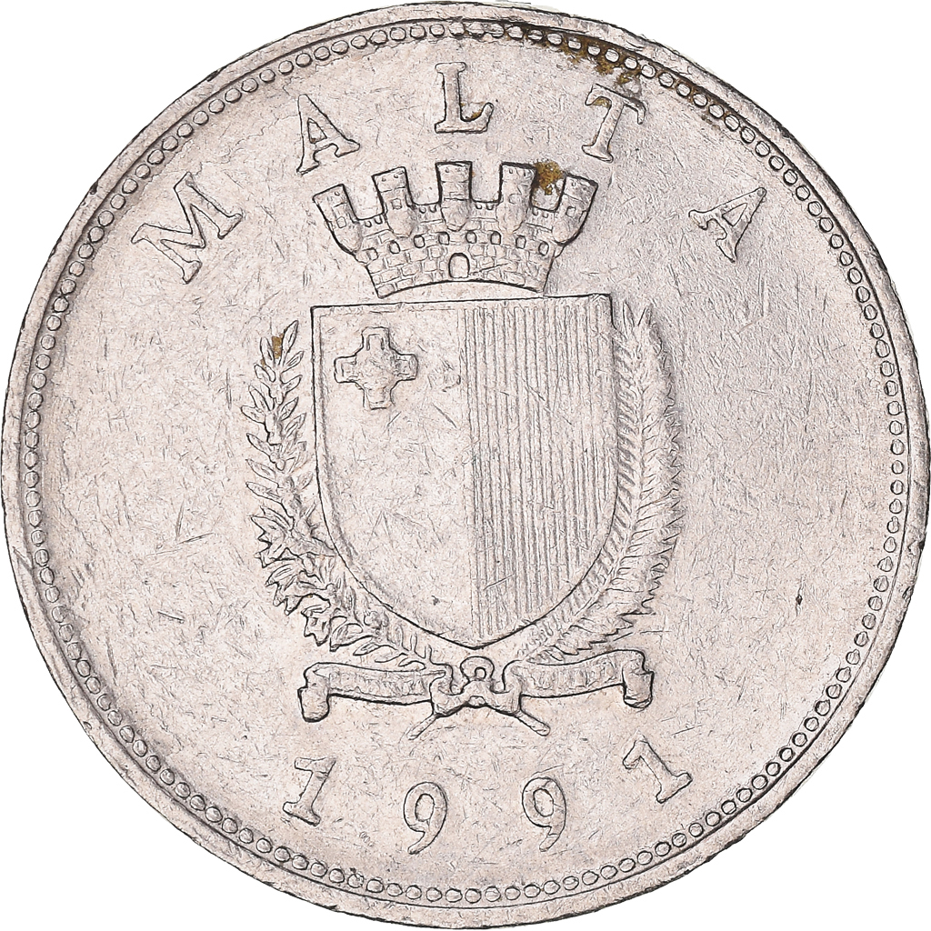Coin, Malta, Lira, 1991, , Nickel, KM:99