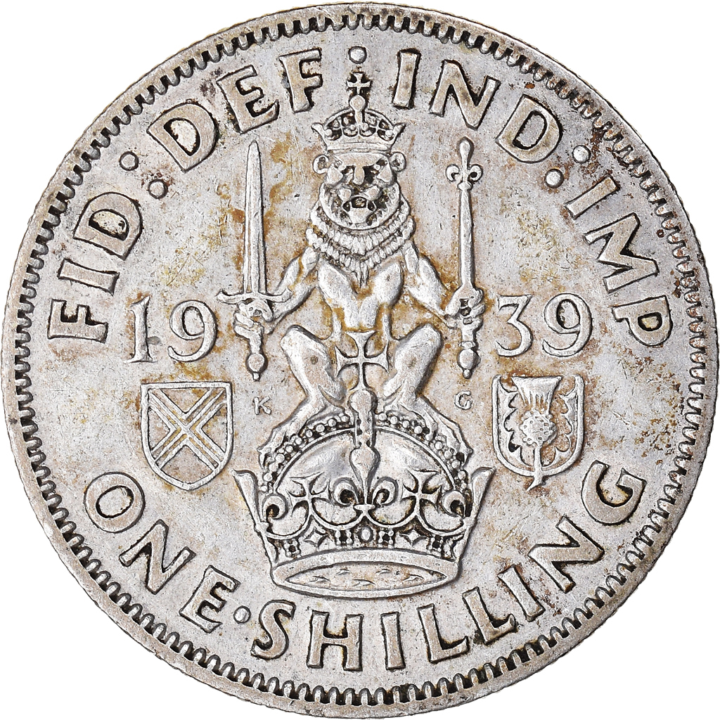 Coin, Great Britain, George VI, Shilling, 1939, , Silver, KM:854