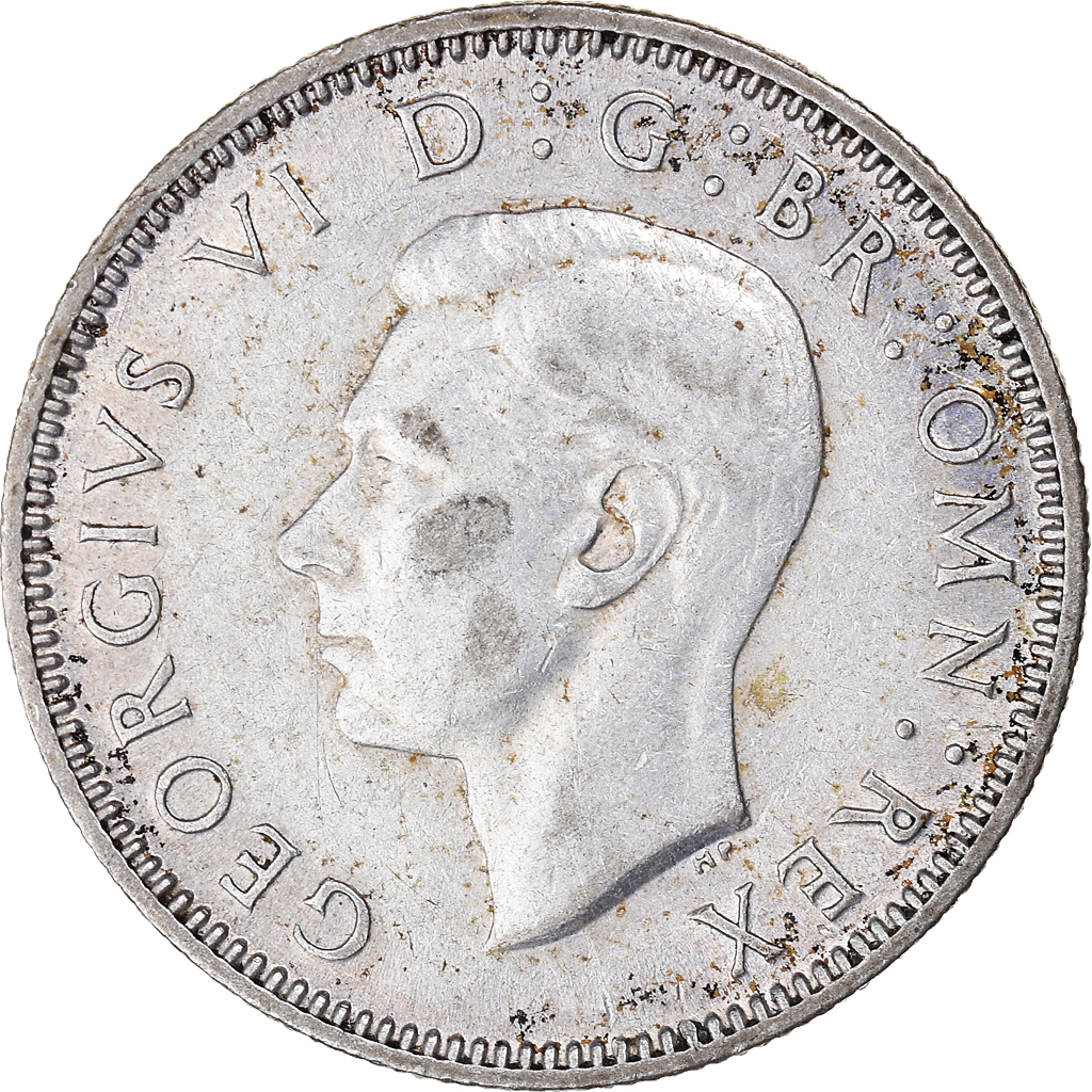 Coin, Great Britain, George VI, Shilling, 1945, , Silver, KM:853