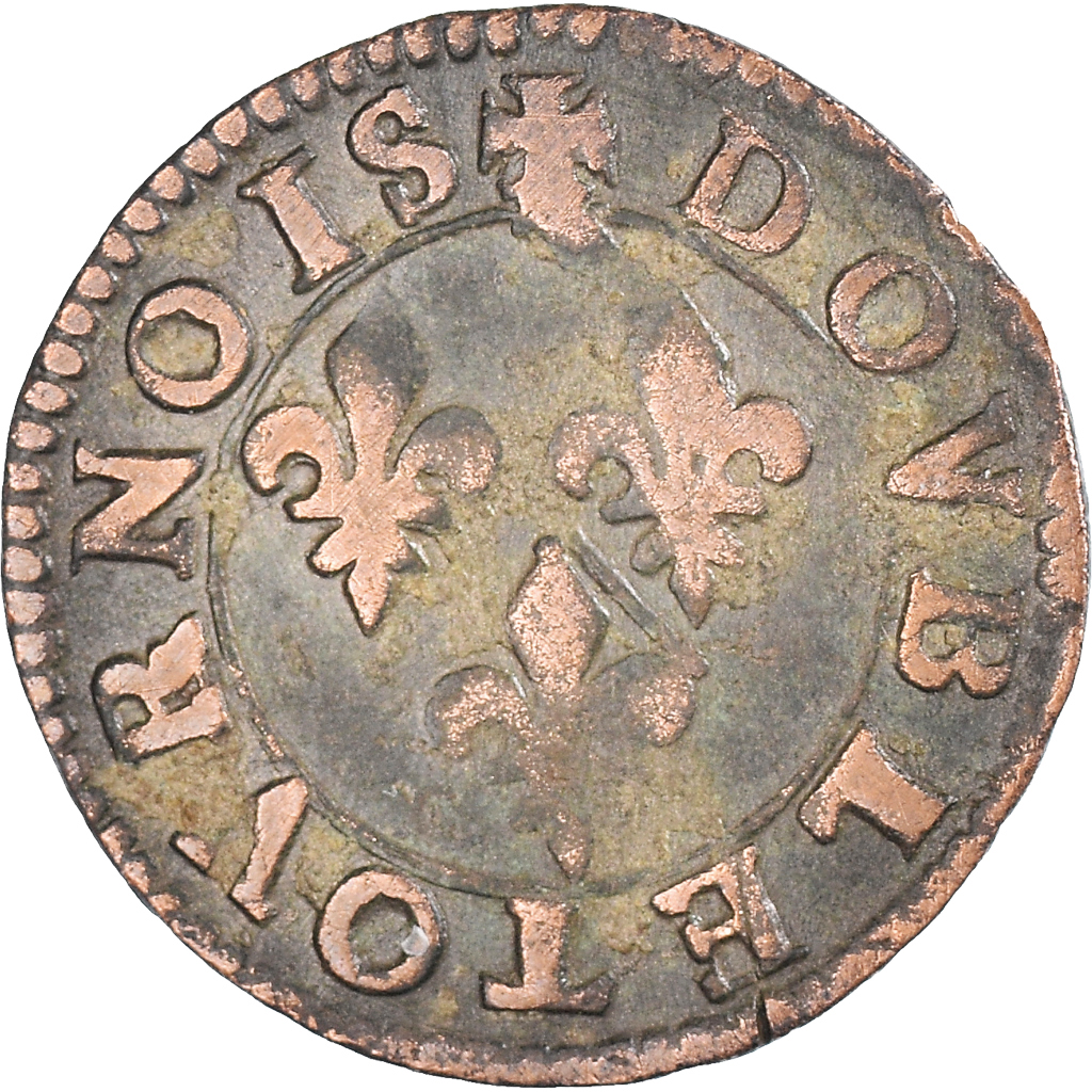 Coin, France, François de Bourbon-Conti, Double Tournois, 1605-1614, 