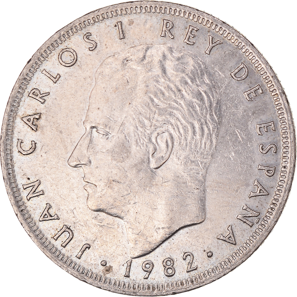 Moneda, España, Juan Carlos I, 25 Pesetas, 1982, Madrid, MBC, Cobre - níquel