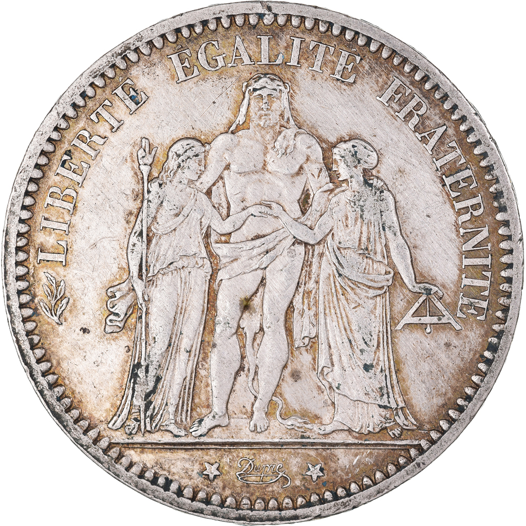 Coin, France, Hercule, 5 Francs, 1873, Paris, , Silver, KM:820.1