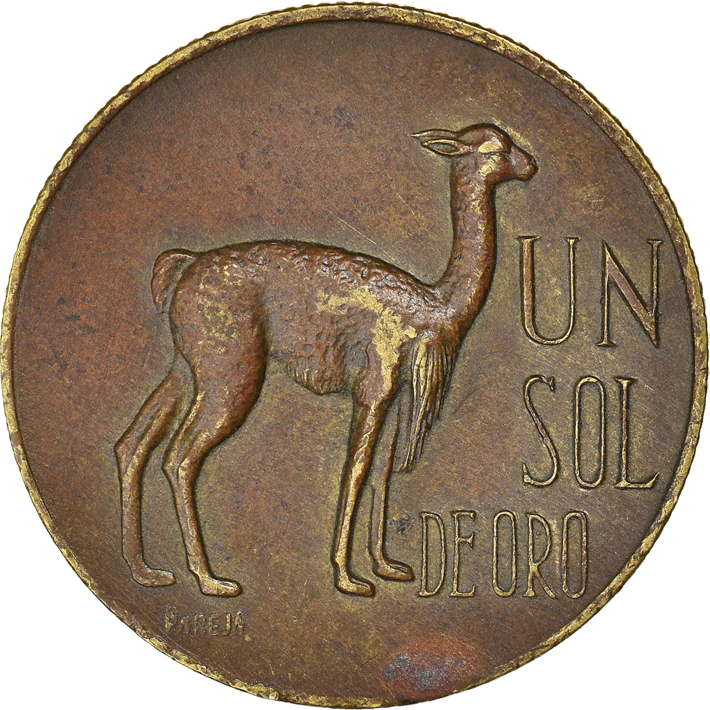 Coin, Peru, Sol, 1967, , Silver Plated Brass, KM:248a