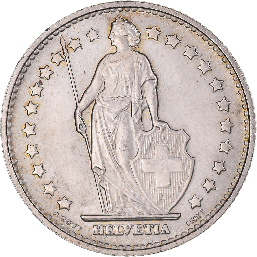 Moneda, Suiza, Franc, 1968, Bern, EBC, Cobre - níquel, KM:24a.1