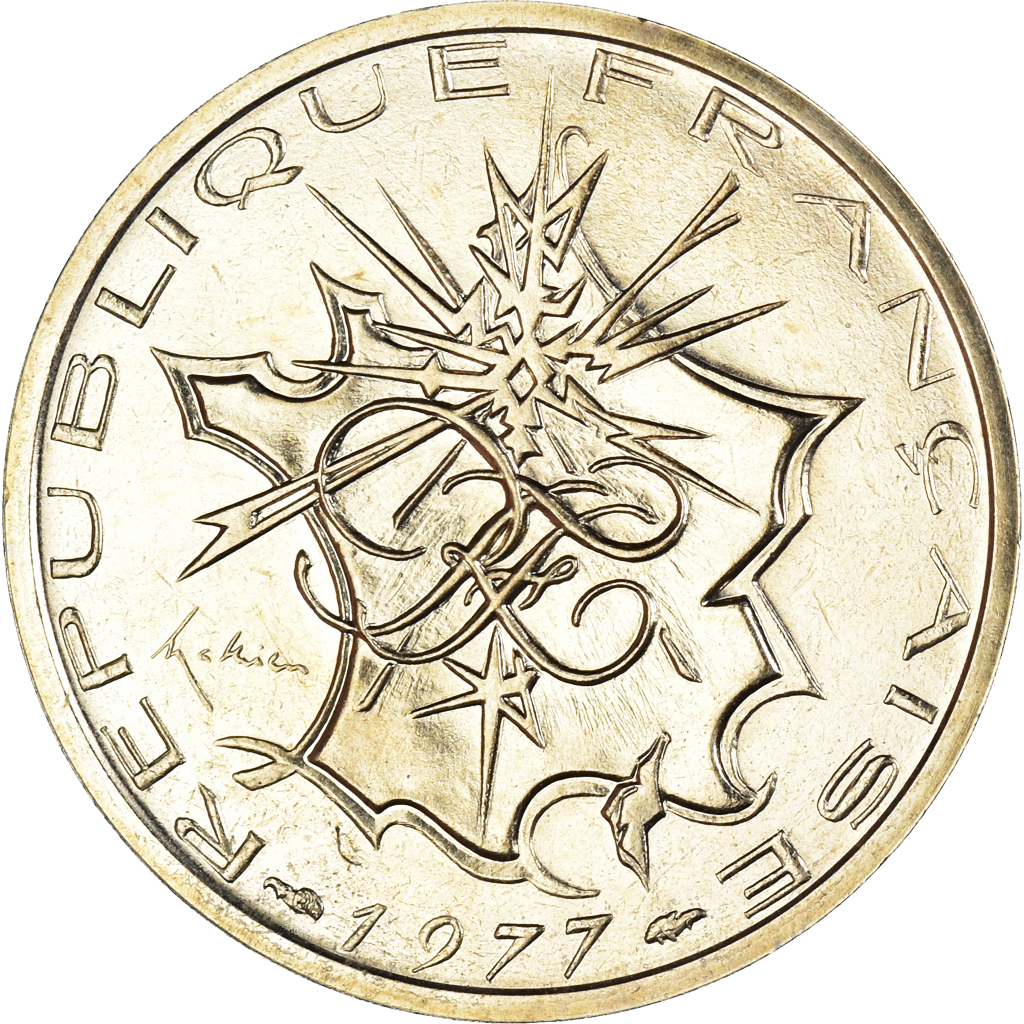 Coin, France, Mathieu, 10 Francs, 1977, Paris, Tranche A, 