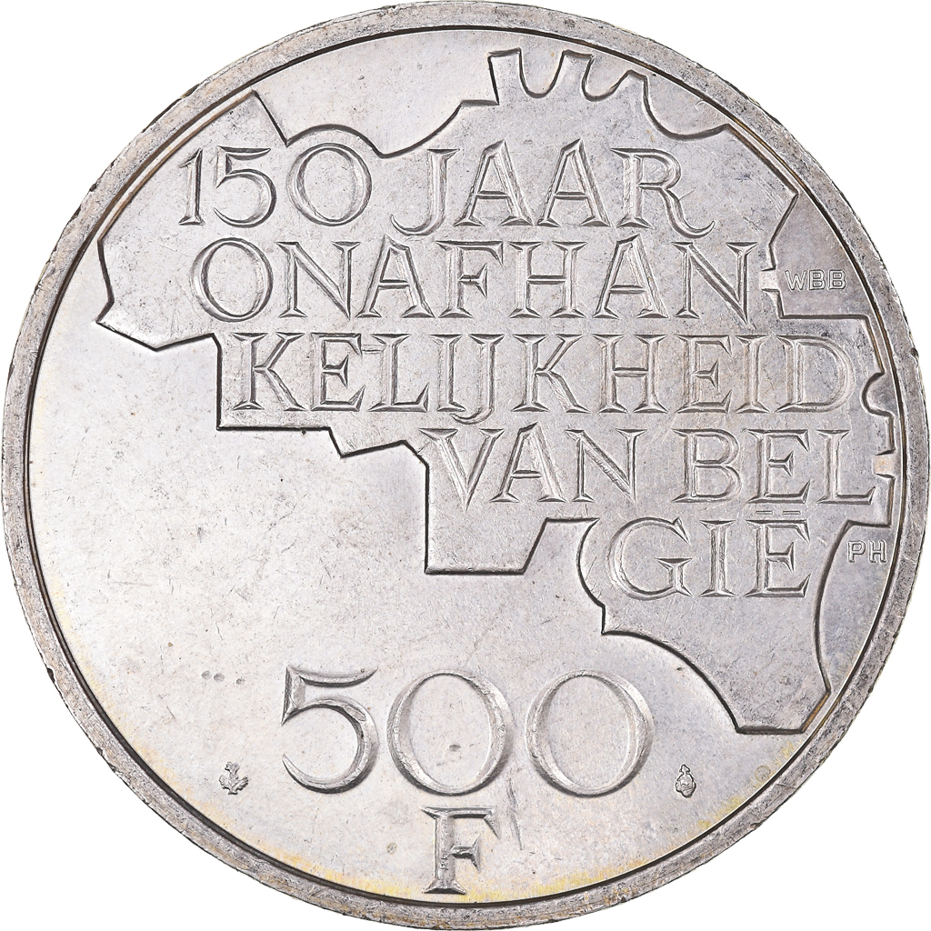 Coin, Belgium, 500 Francs, 500 Frank, 1980, Brussels, , Silver Clad