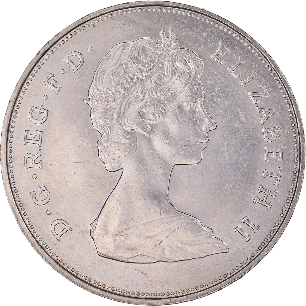 Coin, Great Britain, Elizabeth II, 25 New Pence, 1971, , Copper-nickel