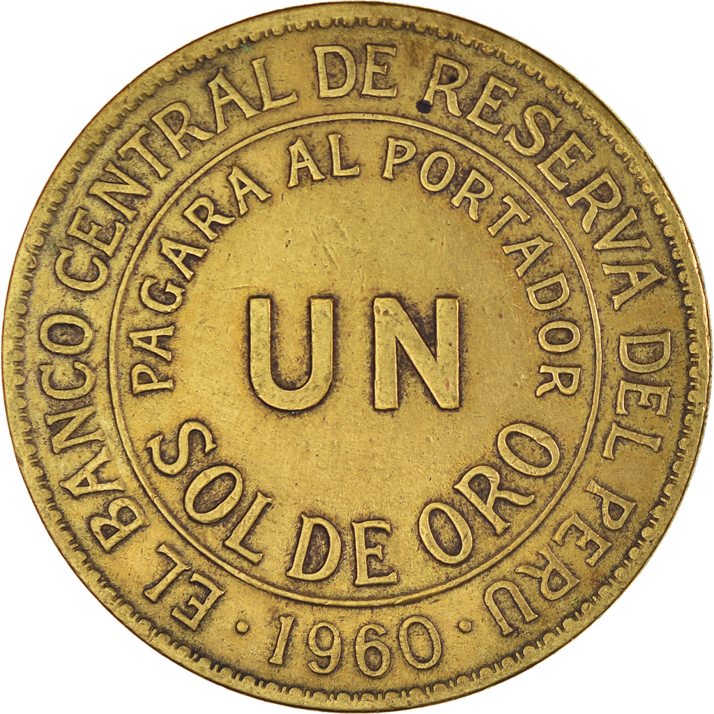 Coin, Peru, Sol, 1960, , Brass, KM:222