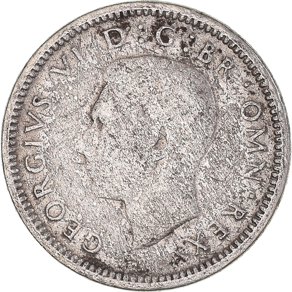 Coin, Great Britain, George VI, 3 Pence, 1937, , Silver, KM:848