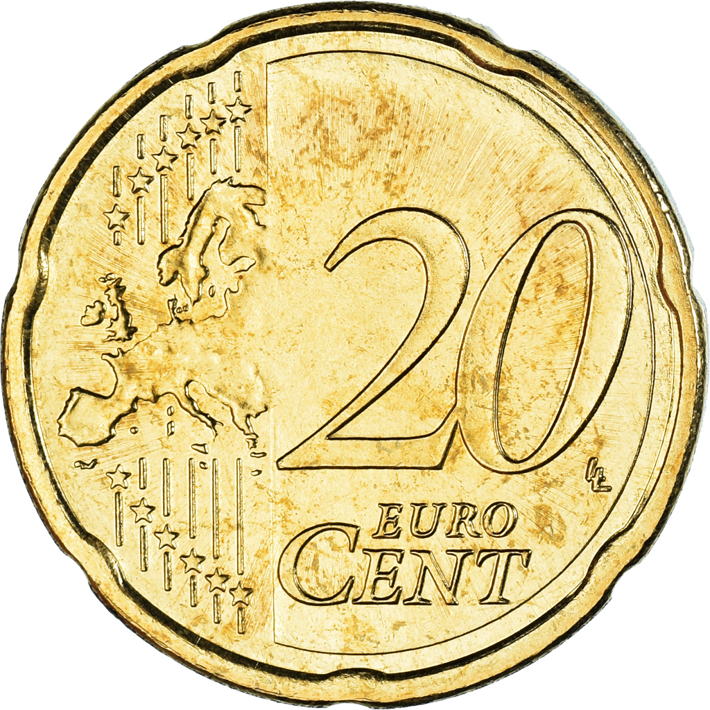 [#1044112] Österreich, 20 Euro Cent, 2010, Vienna, VZ, Messing, KM:3140