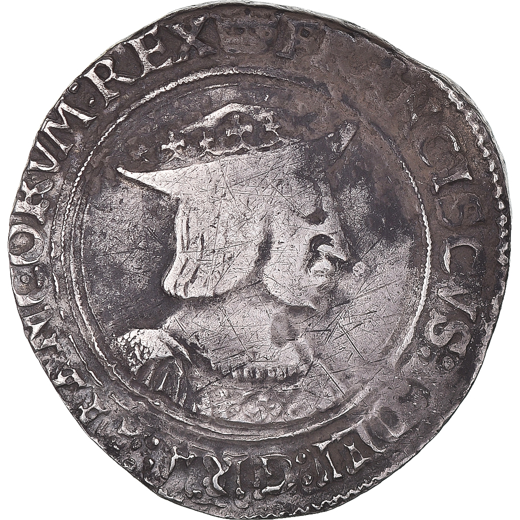 Coin, France, François Ier, Teston, 1515-1547, Paris, , Silver