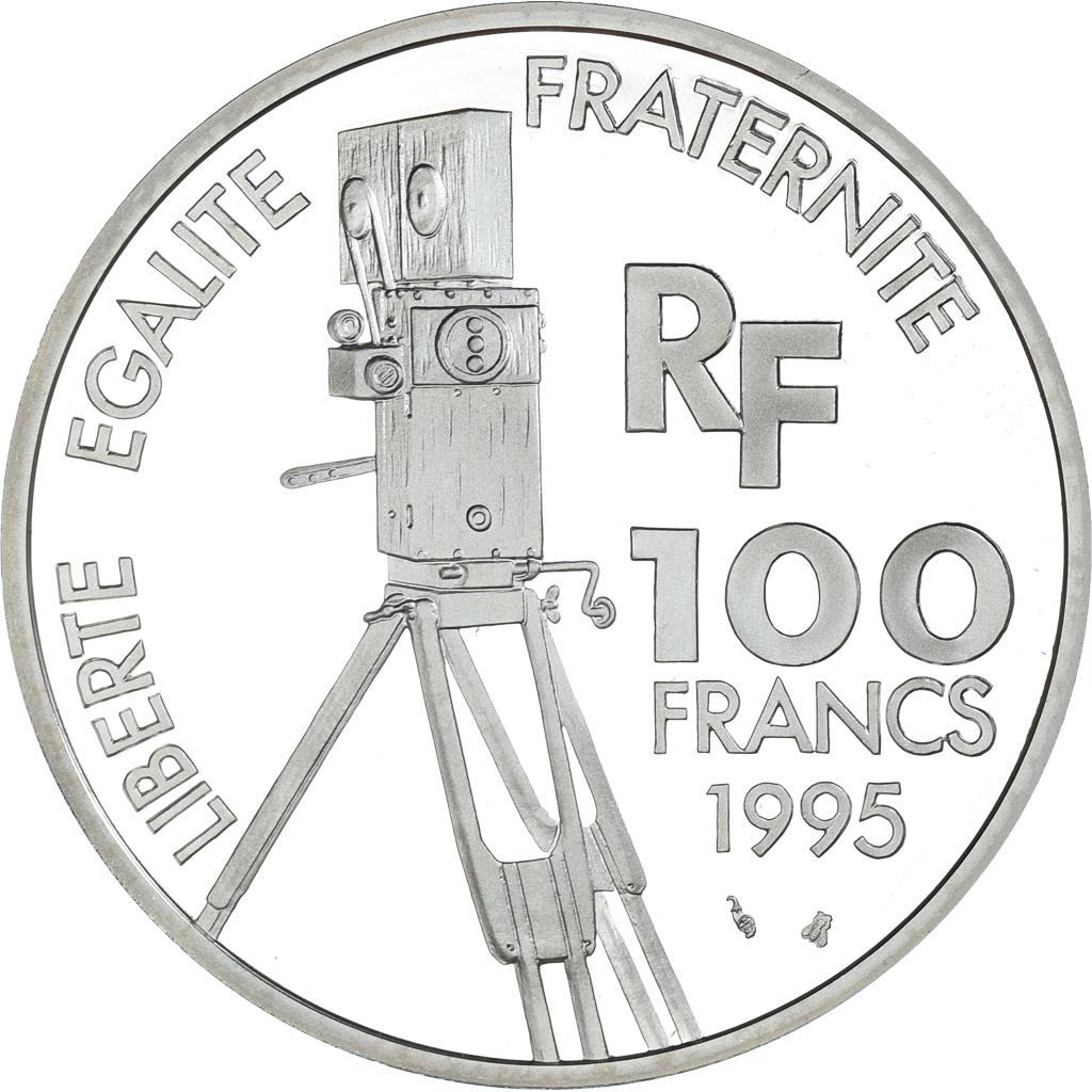 Coin, France, Frères Lumière, 100 Francs, 1995, Paris, Proof, 