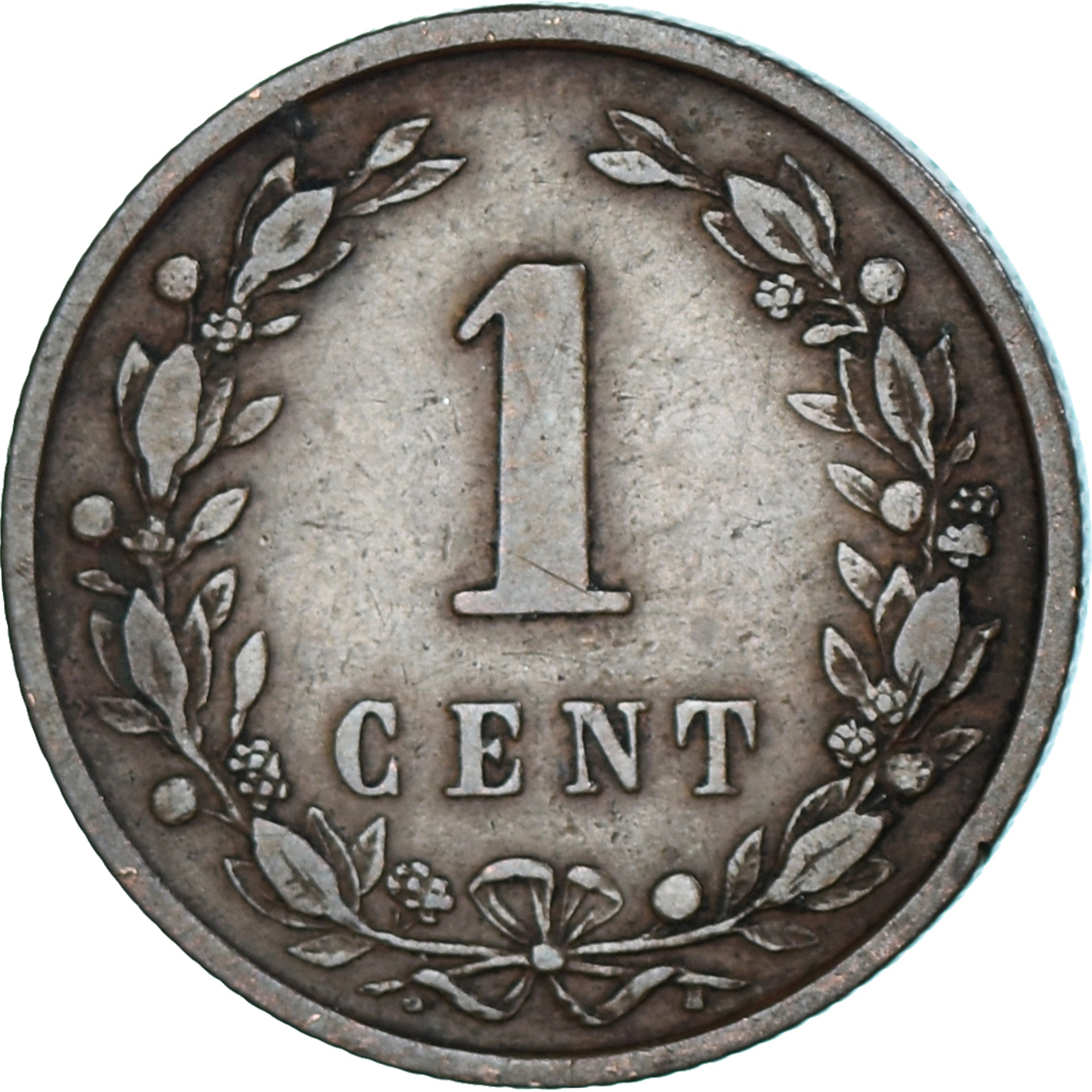 Coin, Netherlands, William III, Cent, 1884, EF, Bronze, KM:107.1
