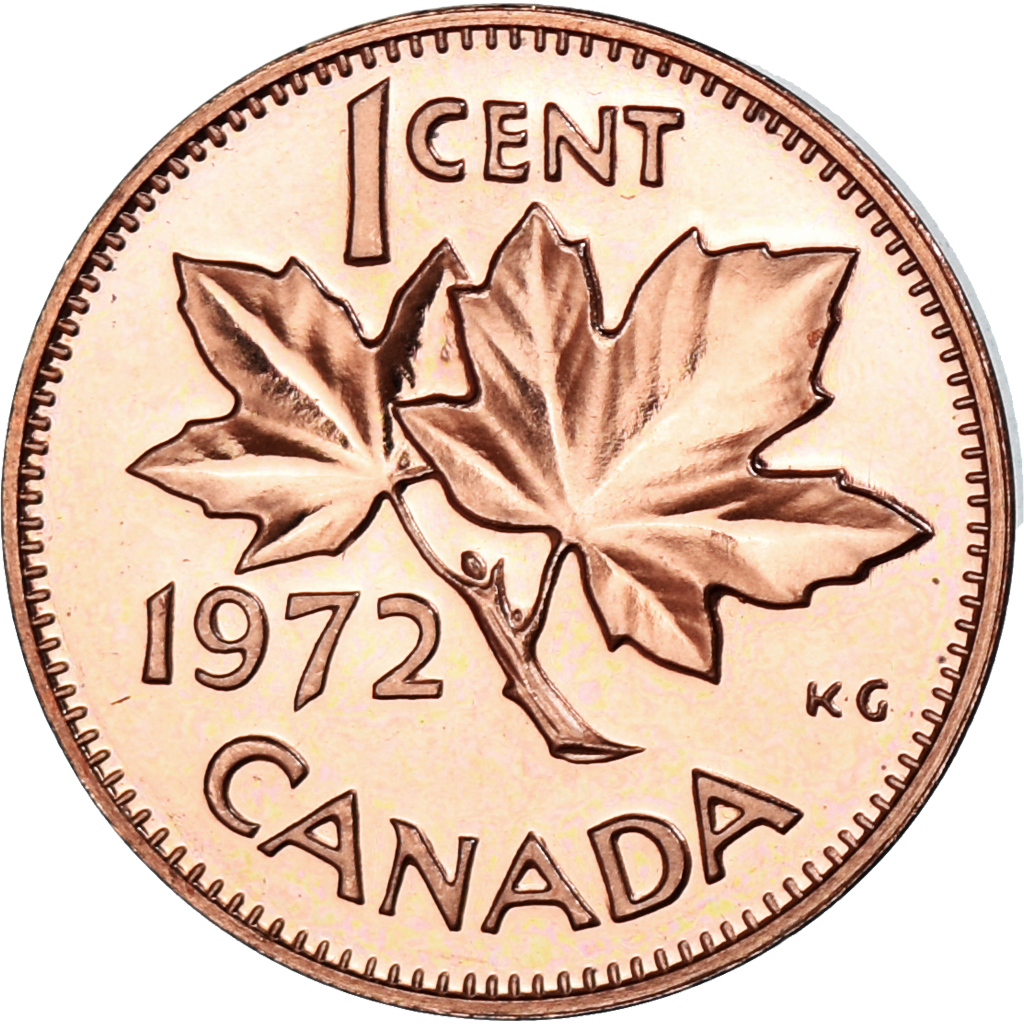 Coin, Canada, Elizabeth II, Cent, 1972, Royal Canadian Mint, Ottawa, 