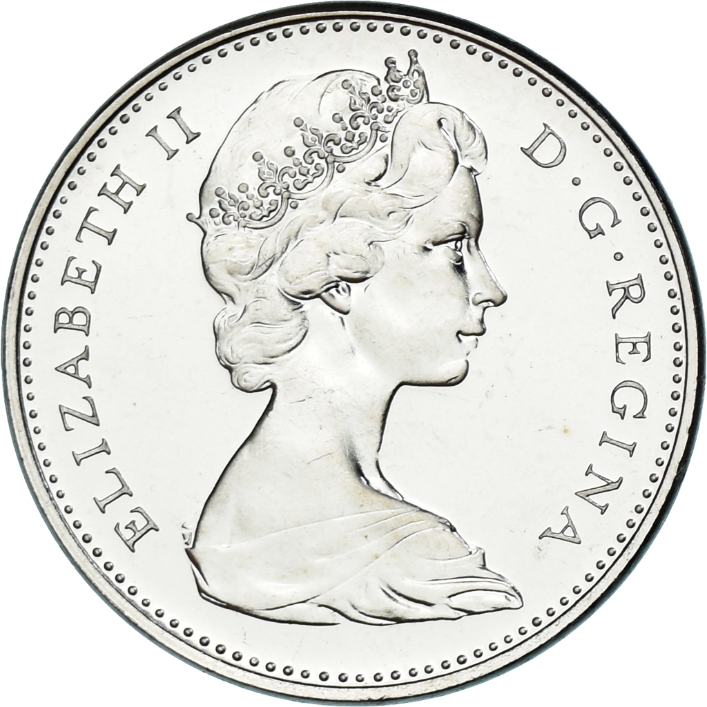 Coin, Canada, Elizabeth II, 5 Cents, 1972, Royal Canadian Mint, Ottawa