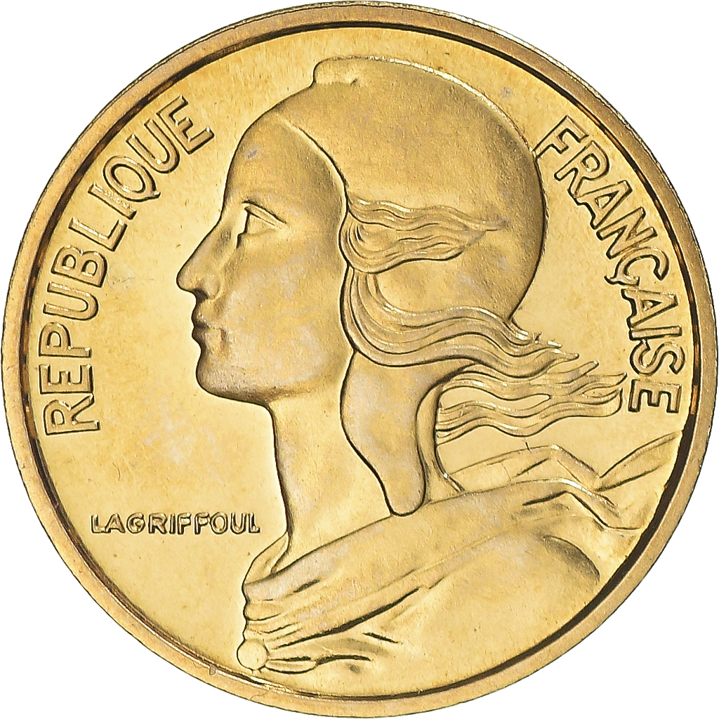 Coin, France, Marianne, 5 Centimes, 1974, Paris, , Aluminum-Bronze