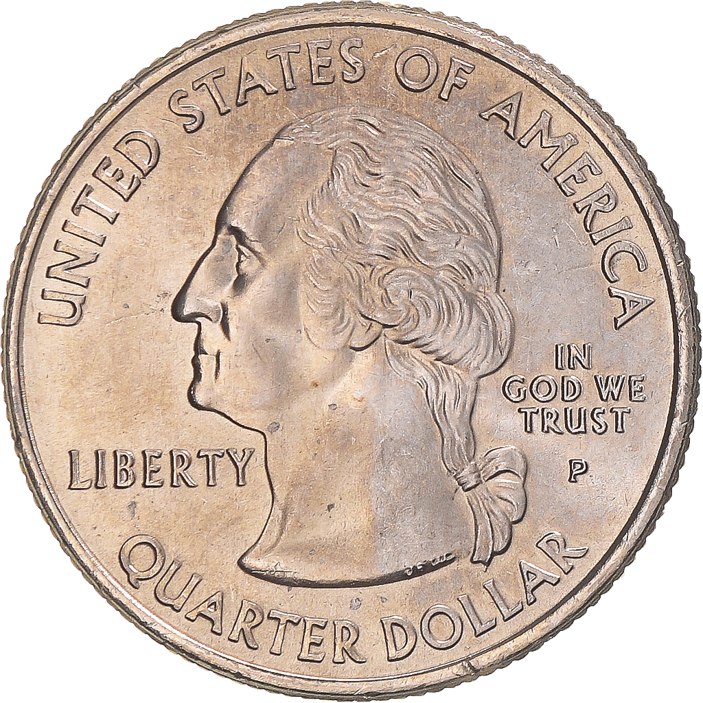 Coin, United States, Mississippi, Quarter, 2002, U.S. Mint, Philadelphia