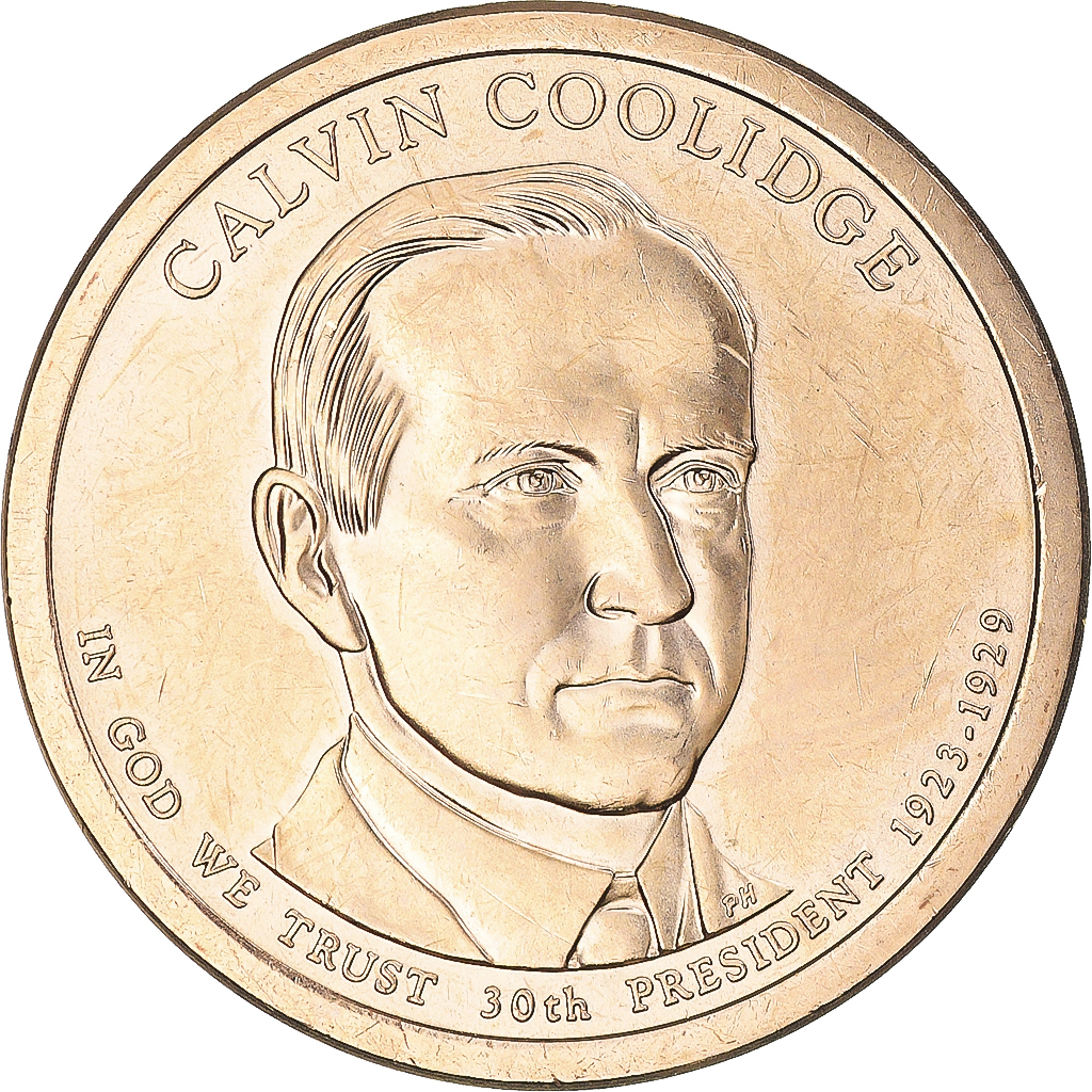 Coin, United States, Calvin Coolidge, Dollar, 2014, Philadelphia, 