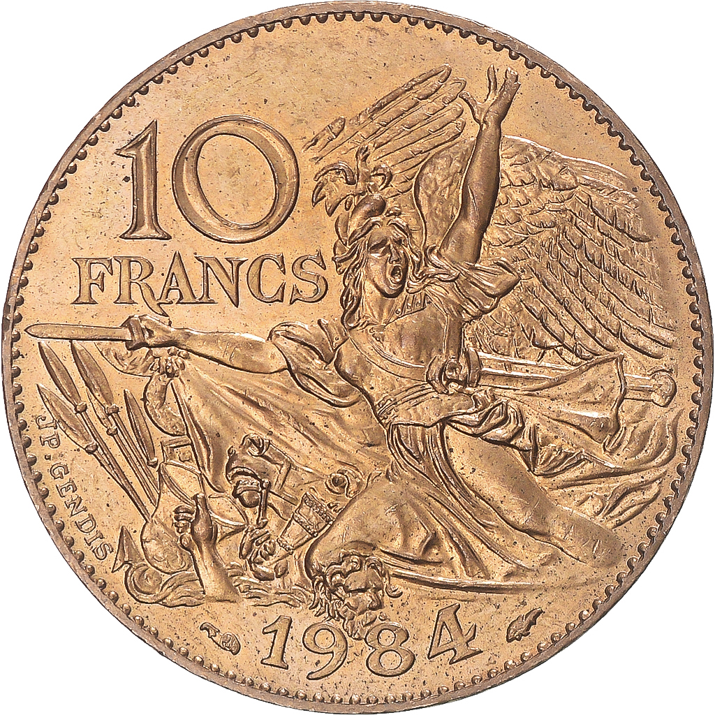fran✨！ 1046087] Coin, France, François Rude, 10 Francs, 1984
